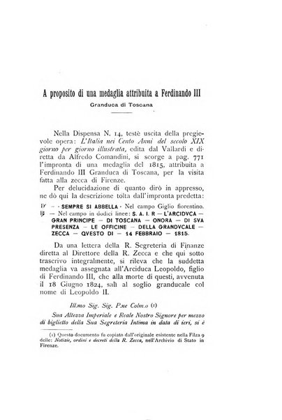 Rivista italiana di numismatica e scienze affini