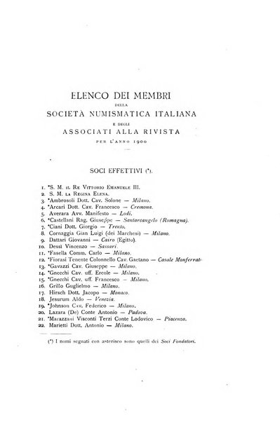 Rivista italiana di numismatica e scienze affini