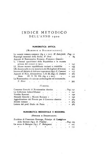 Rivista italiana di numismatica e scienze affini