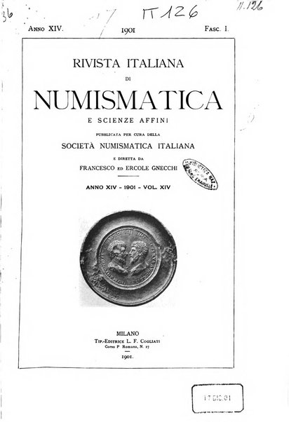 Rivista italiana di numismatica e scienze affini