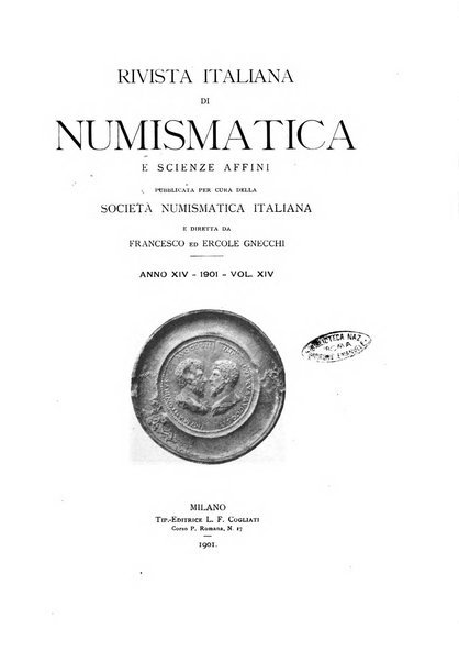 Rivista italiana di numismatica e scienze affini