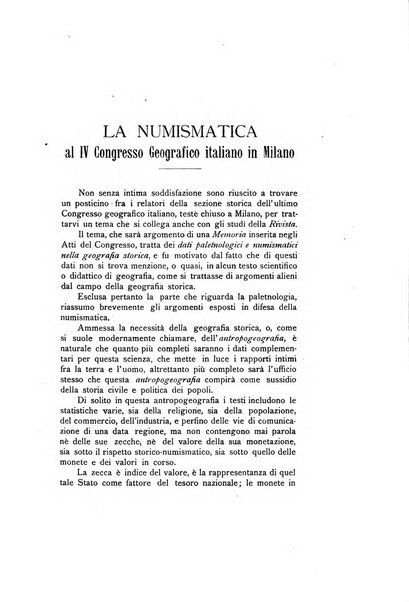 Rivista italiana di numismatica e scienze affini