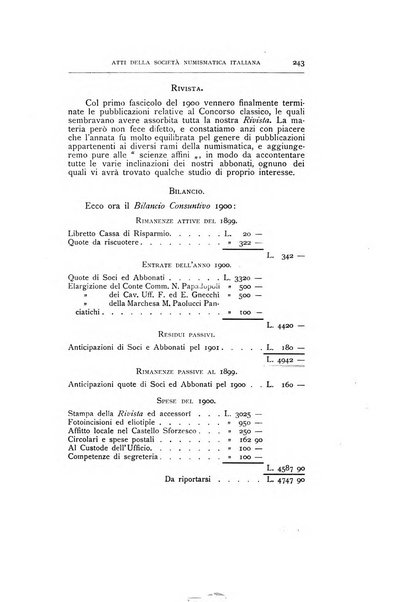 Rivista italiana di numismatica e scienze affini