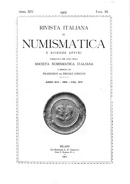 Rivista italiana di numismatica e scienze affini