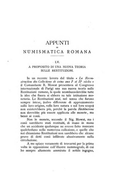 Rivista italiana di numismatica e scienze affini