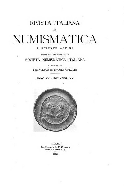 Rivista italiana di numismatica e scienze affini