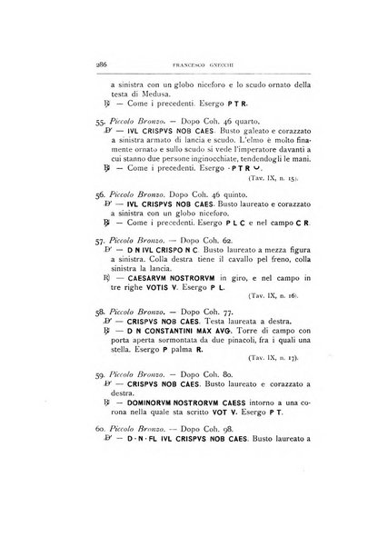 Rivista italiana di numismatica e scienze affini