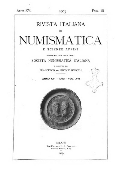 Rivista italiana di numismatica e scienze affini