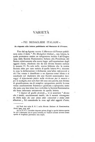 Rivista italiana di numismatica e scienze affini