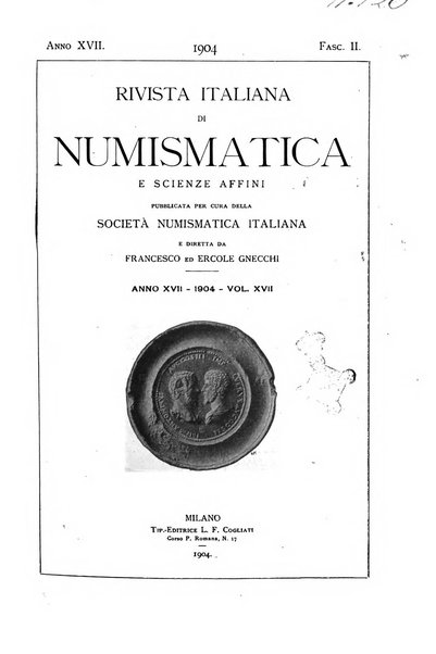 Rivista italiana di numismatica e scienze affini