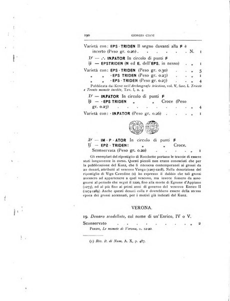 Rivista italiana di numismatica e scienze affini