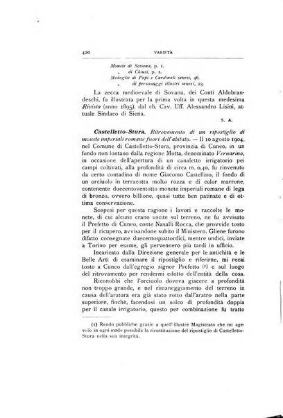 Rivista italiana di numismatica e scienze affini