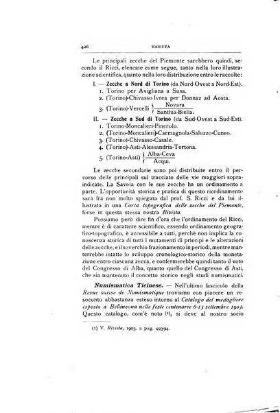 Rivista italiana di numismatica e scienze affini