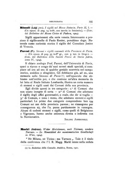 Rivista italiana di numismatica e scienze affini