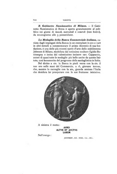 Rivista italiana di numismatica e scienze affini