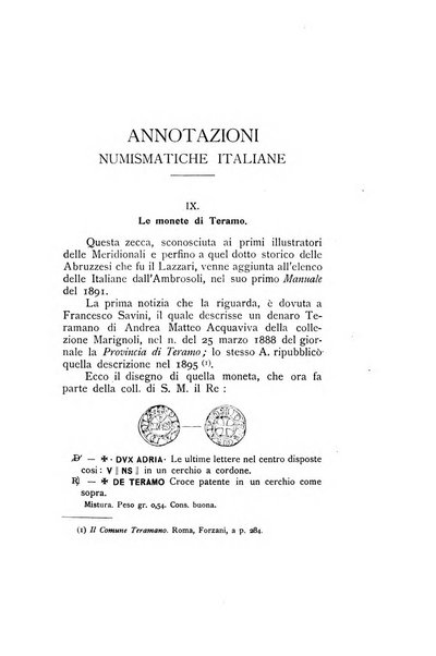 Rivista italiana di numismatica e scienze affini