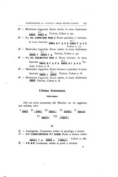 Rivista italiana di numismatica e scienze affini