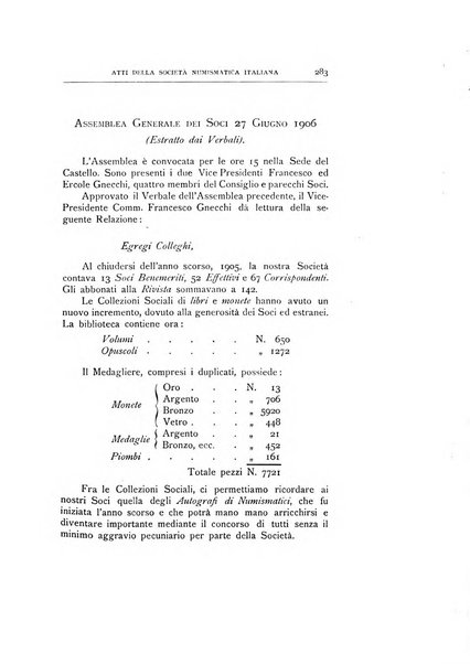 Rivista italiana di numismatica e scienze affini