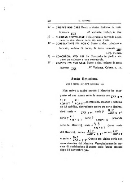 Rivista italiana di numismatica e scienze affini