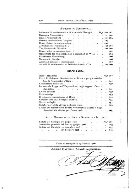 Rivista italiana di numismatica e scienze affini