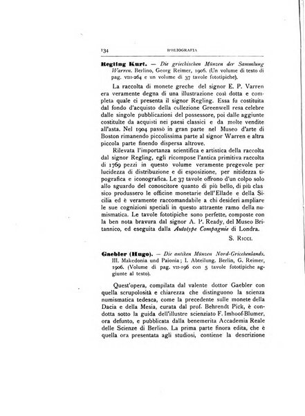 Rivista italiana di numismatica e scienze affini