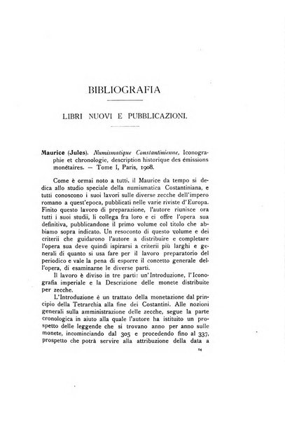 Rivista italiana di numismatica e scienze affini