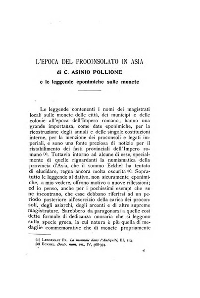 Rivista italiana di numismatica e scienze affini