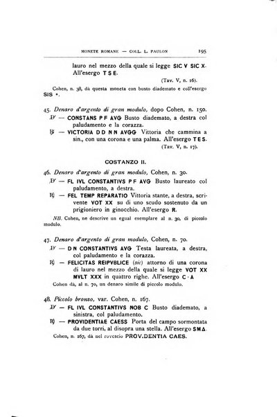 Rivista italiana di numismatica e scienze affini