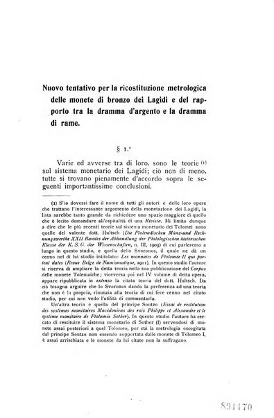 Rivista italiana di numismatica e scienze affini