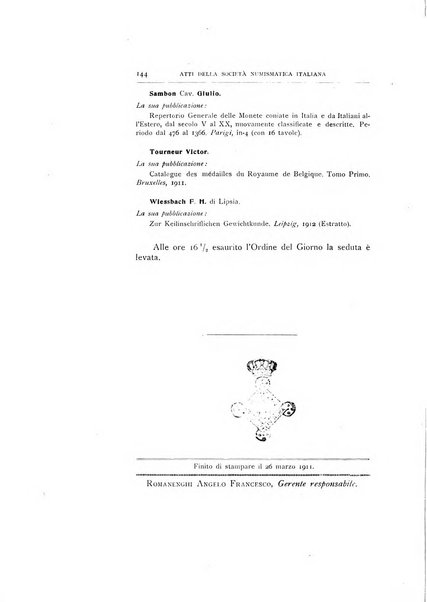 Rivista italiana di numismatica e scienze affini