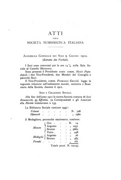 Rivista italiana di numismatica e scienze affini