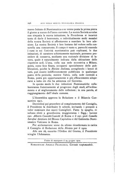 Rivista italiana di numismatica e scienze affini