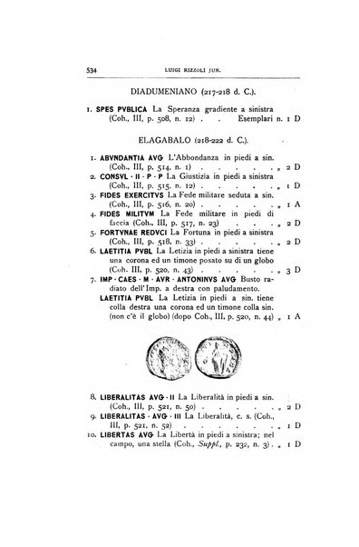 Rivista italiana di numismatica e scienze affini