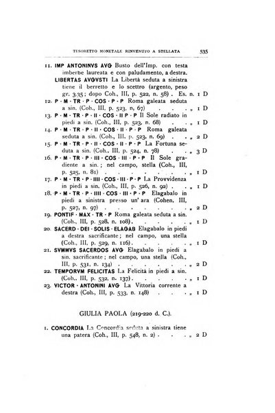 Rivista italiana di numismatica e scienze affini