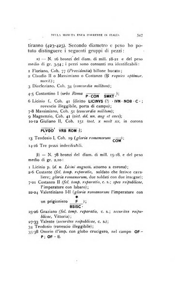 Rivista italiana di numismatica e scienze affini