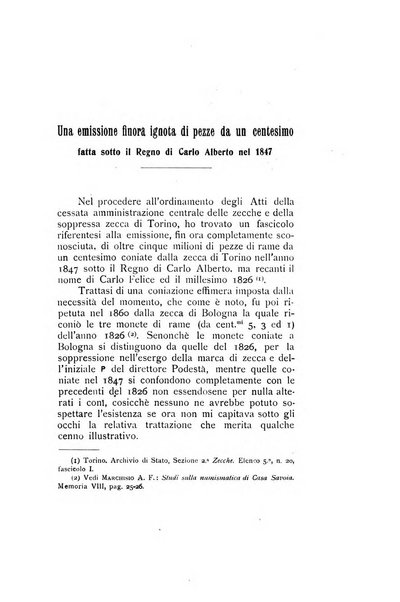 Rivista italiana di numismatica e scienze affini