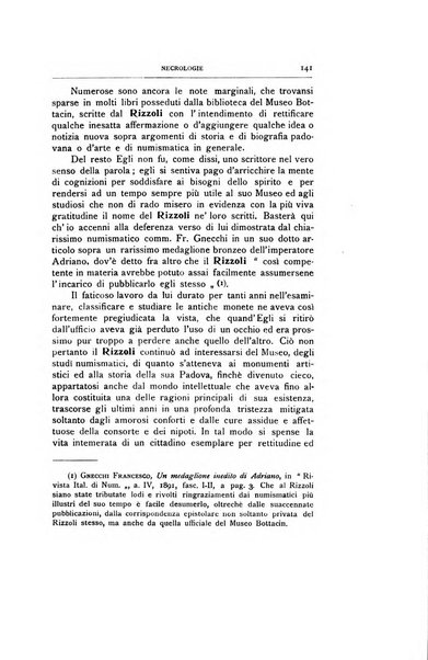 Rivista italiana di numismatica e scienze affini