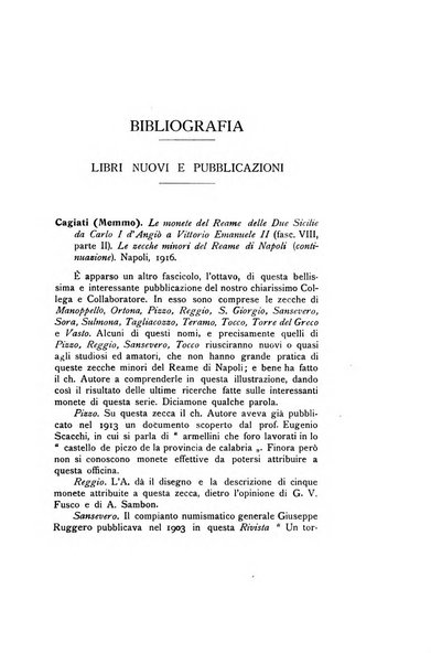 Rivista italiana di numismatica e scienze affini