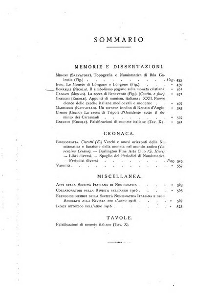 Rivista italiana di numismatica e scienze affini