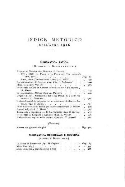 Rivista italiana di numismatica e scienze affini