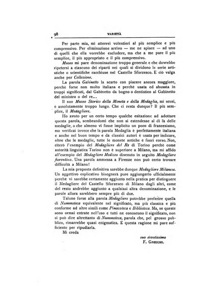 Rivista italiana di numismatica e scienze affini