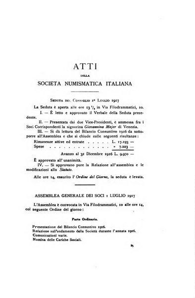 Rivista italiana di numismatica e scienze affini