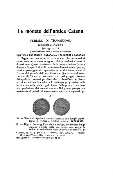 Rivista italiana di numismatica e scienze affini