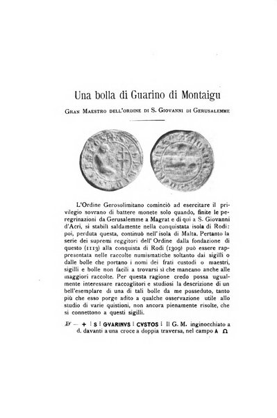 Rivista italiana di numismatica e scienze affini