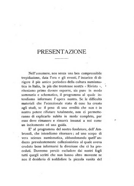 Rivista italiana di numismatica e scienze affini