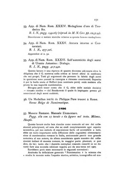 Rivista italiana di numismatica e scienze affini