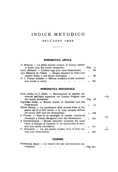 Rivista italiana di numismatica e scienze affini