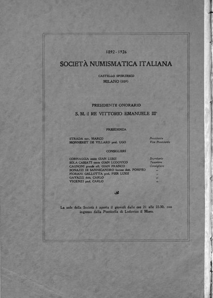 Rivista italiana di numismatica e scienze affini