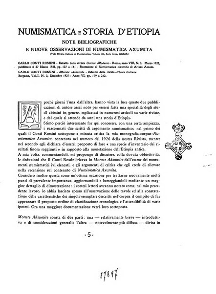 Rivista italiana di numismatica e scienze affini