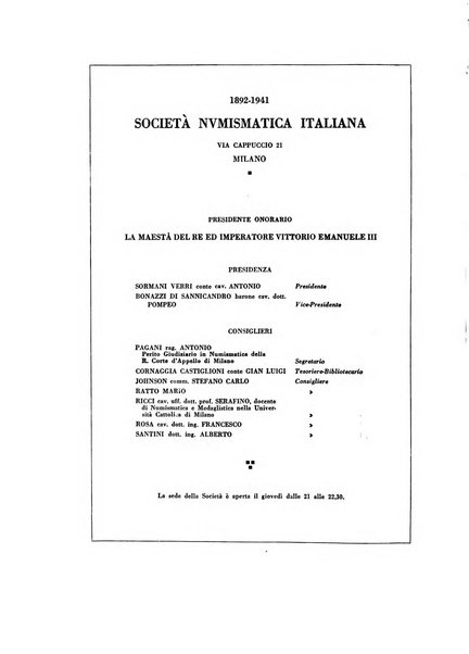 Rivista italiana di numismatica e scienze affini